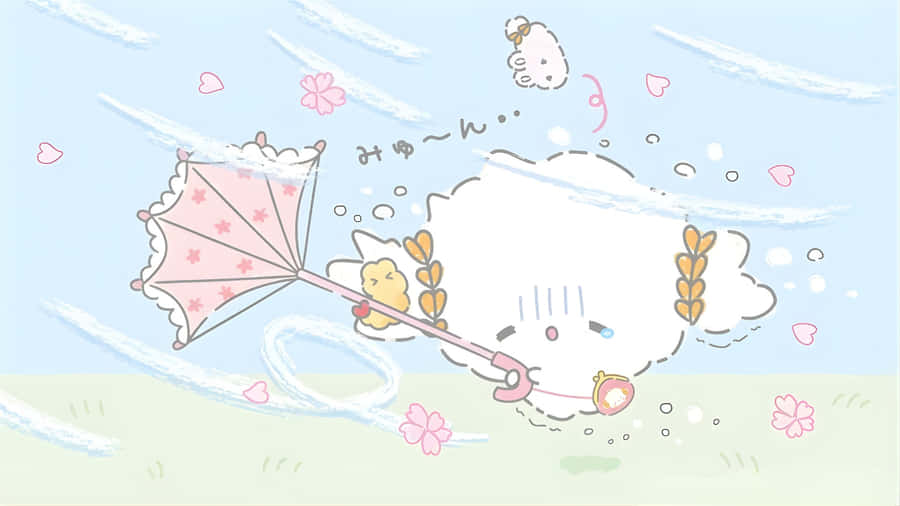 Cogimyun Cute Cloud Puppy Wallpaper