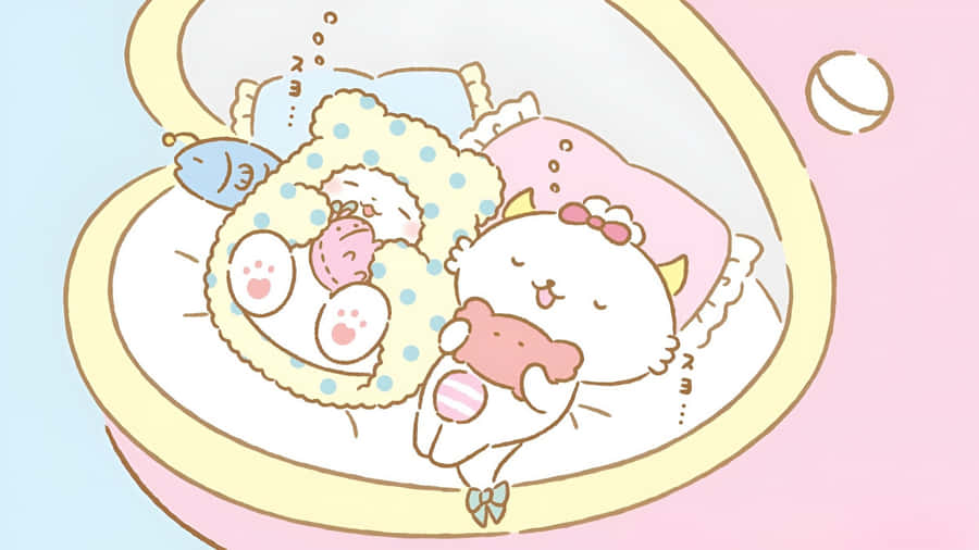 Cogimyun Cute Sleepy Moments Wallpaper