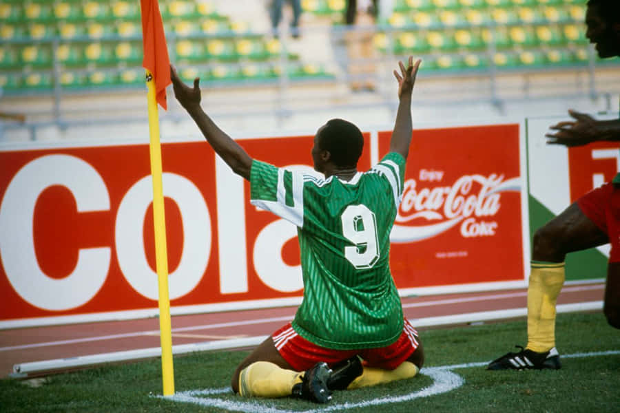 Coke Indomitable Lion Roger Milla Wallpaper