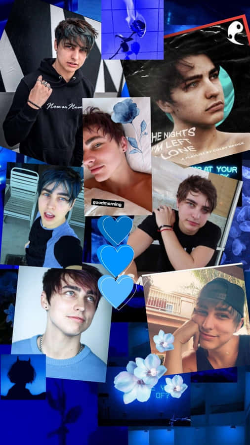 Colby Brock Looking Casual And Cool Wallpaper