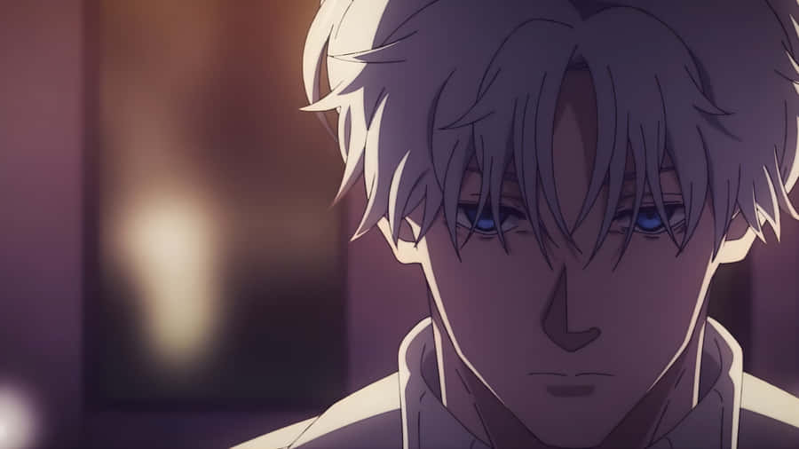 Cold Blue Eyed Anime Villain Wallpaper