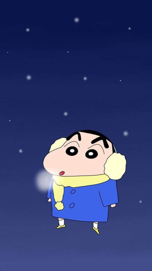 Cold Shinchan Aesthetic Wallpaper