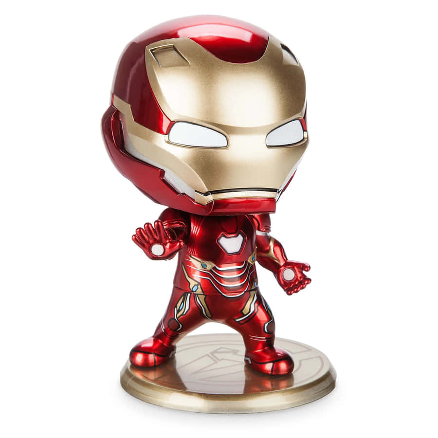Collect And Display Your Own Iron Man Bobblehead Collection Wallpaper
