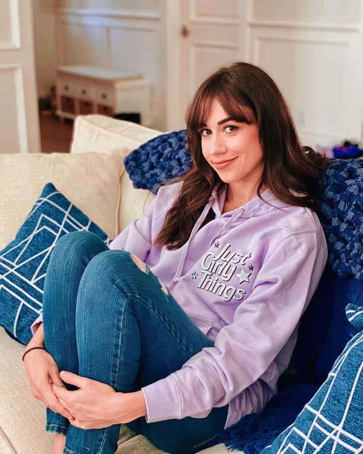 Colleen Ballinger Relaxed At Home Wallpaper