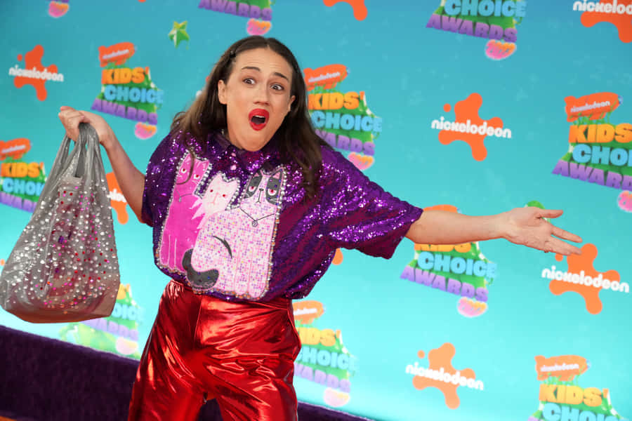 Colleen Ballingerat Kids Choice Awards Wallpaper