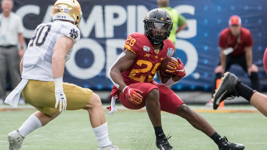 College Football Action Breece Hall Wallpaper