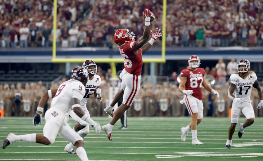 College Football Catch Highlight Wallpaper