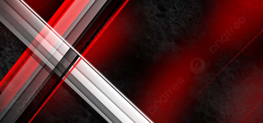 Colorful Abstract Design In A Red White And Black Pattern Wallpaper