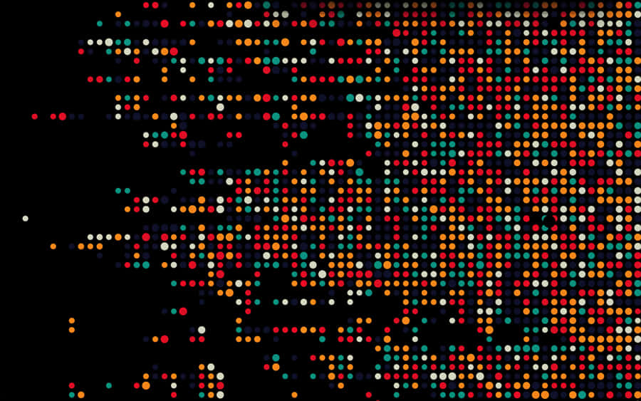 Colorful_ Abstract_ Dot_ Pattern Wallpaper