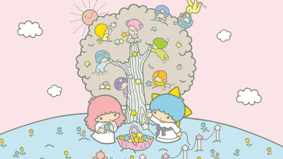 Colorful And Playful Kawaii Art Wallpaper