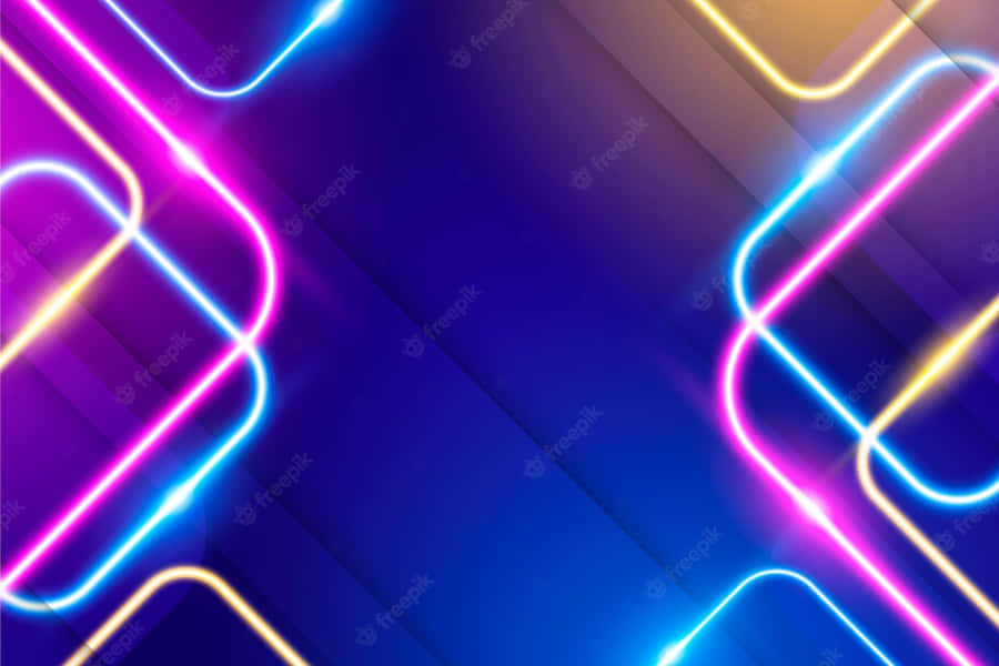 Colorful, Bright, And Engaging Hd Abstract Neon Wallpaper