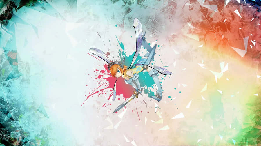 Colorful Butterfly Metaphor Wallpaper