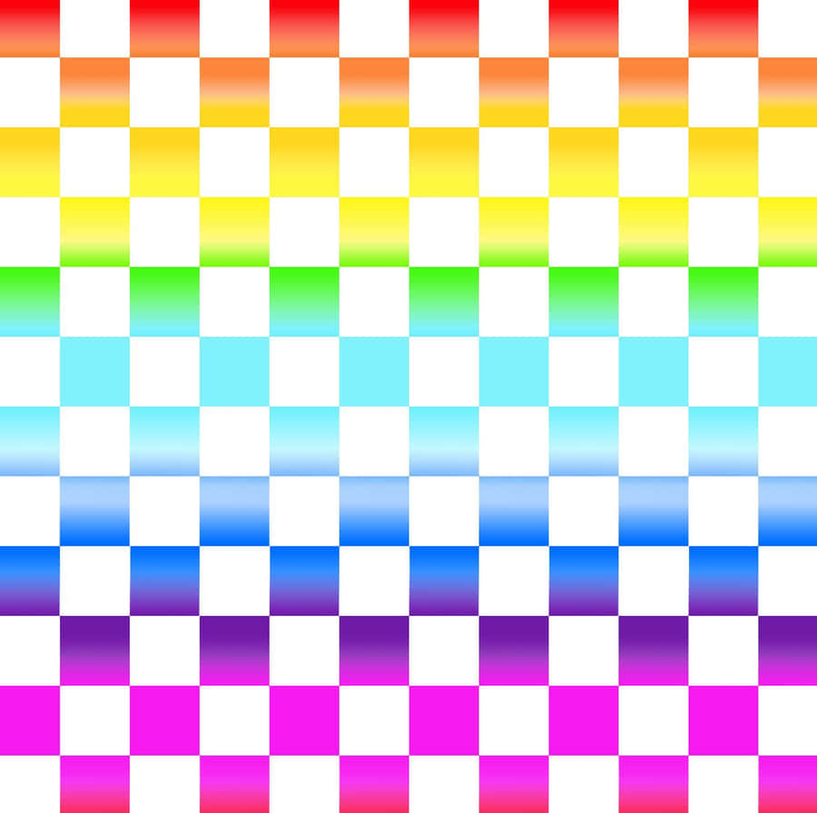 Colorful Checkered Pattern Wallpaper