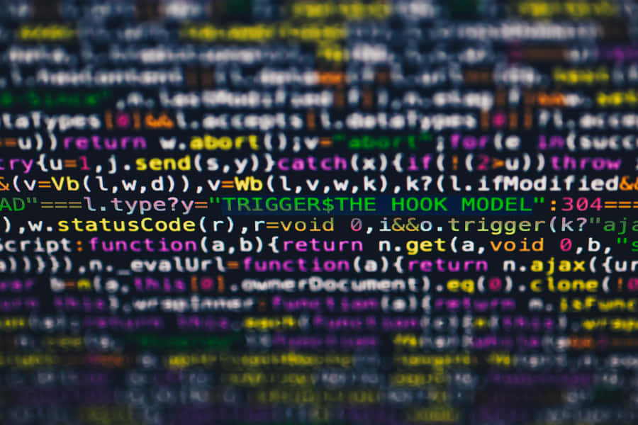 Colorful Code Blur Background.jpg Wallpaper