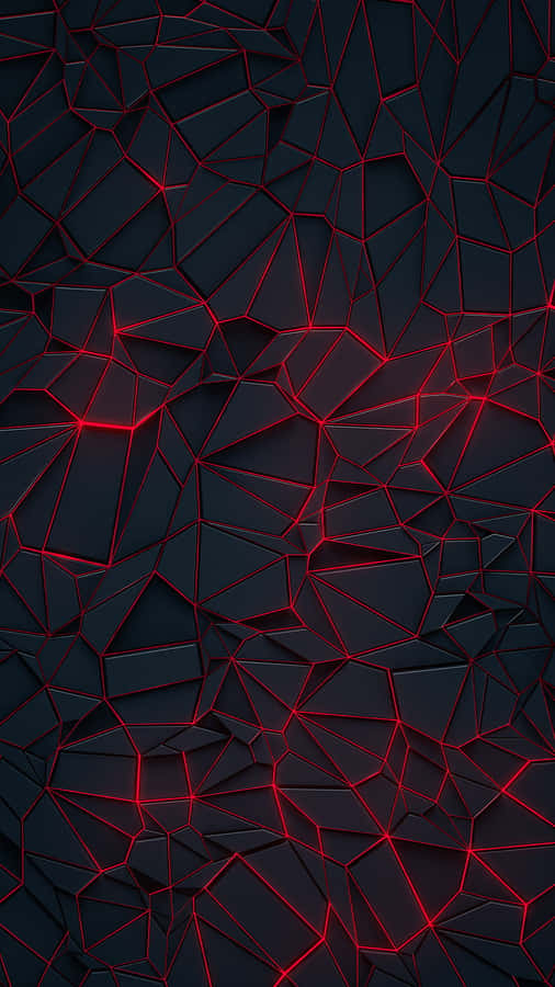 Colorful Contrast Of Black And Red Wallpaper