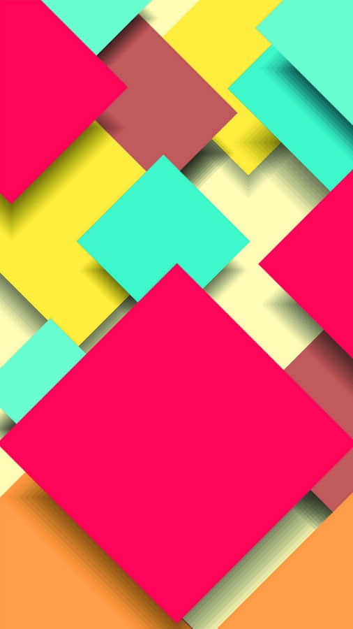 Colorful Geometric Abstract Wallpaper