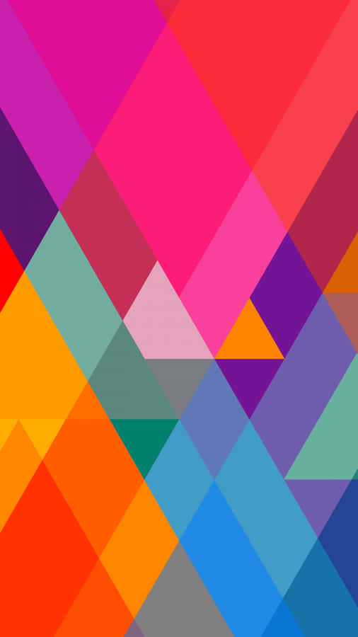 Colorful Geometric Pattern Wallpaper