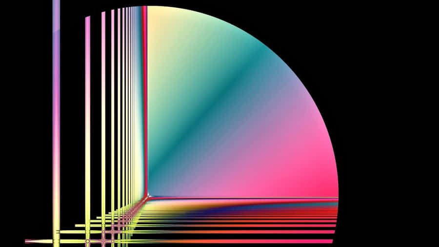 Colorful Gradient Depth Effect Wallpaper