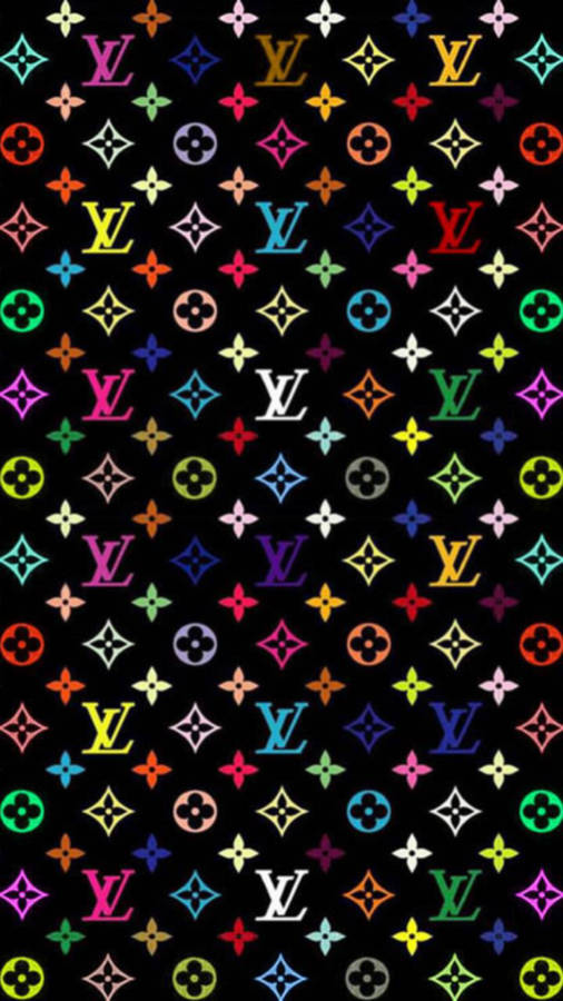 Colorful Louis Vuitton Phone Wallpaper