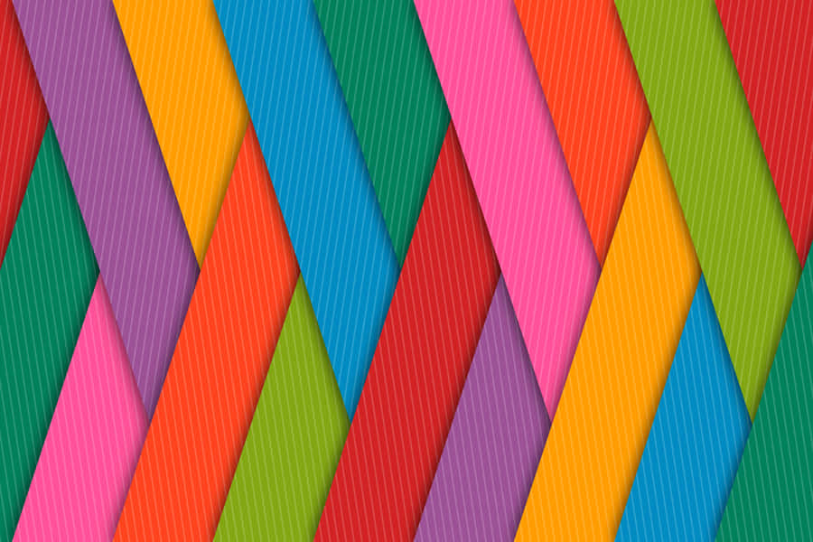 Colorful Paper Background With Stripes Wallpaper