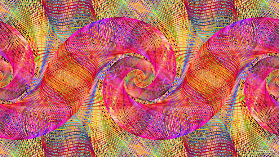 Colorful Spiral Spring Wallpaper