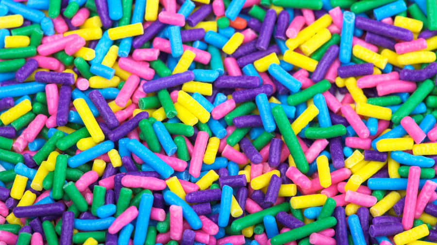 Colorful Sprinkles Background Wallpaper