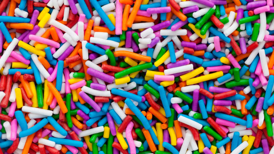Colorful Sprinkles Background Wallpaper
