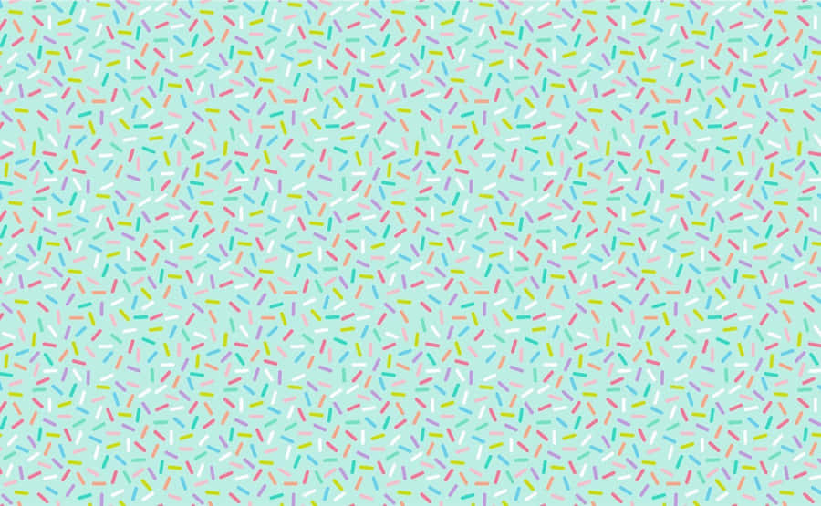 Colorful Sprinkles Pattern Background Wallpaper