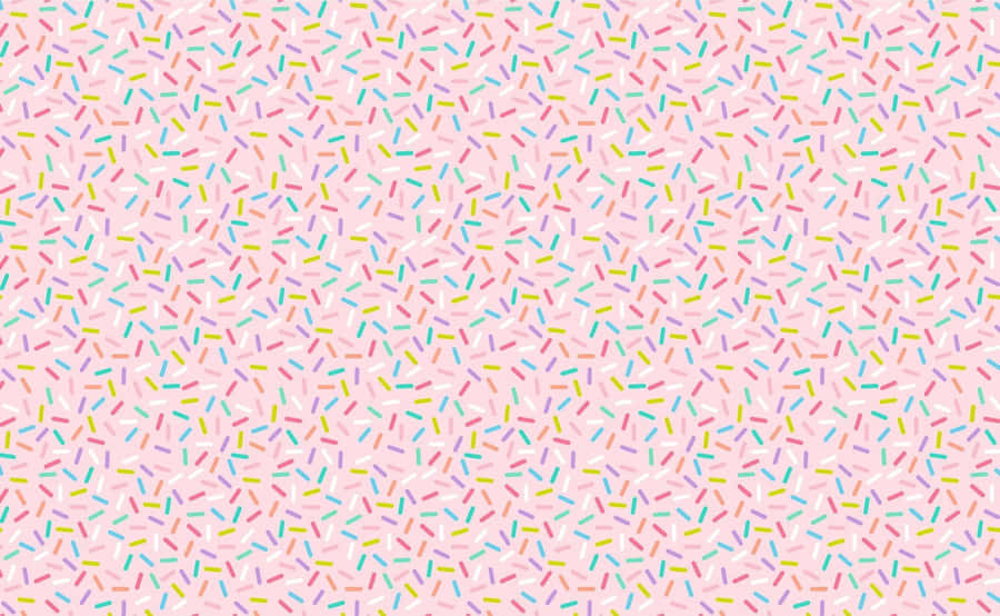 Colorful Sprinkles Pattern Background Wallpaper