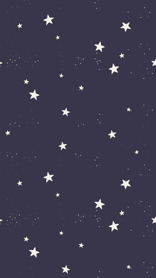Colorful Stars Abound In This Simple Pattern Wallpaper