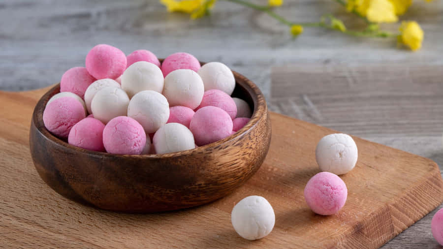 Colorful Tangyuan Balls Wallpaper