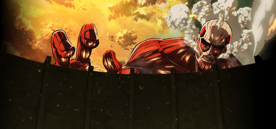 Colossal Titan Attacks Wallpaper