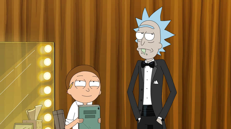 Come Along For An Adventure With Rick And Morty Wallpaper