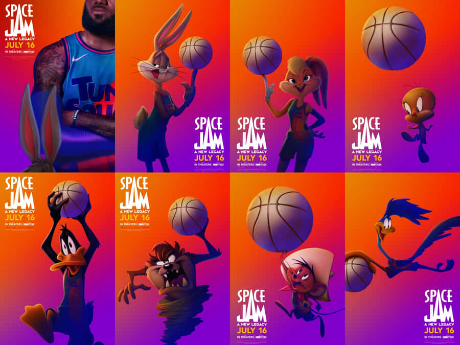 Come Join The Fun With The All-new Space Jam: A New Legacy! Wallpaper