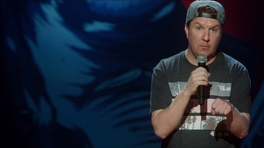 Comedian Nick Swardson In Candid Portrait Wallpaper