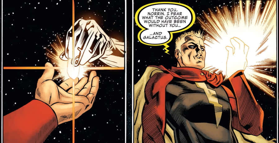 Comic Book Character Holding Soul Stone Wallpaper