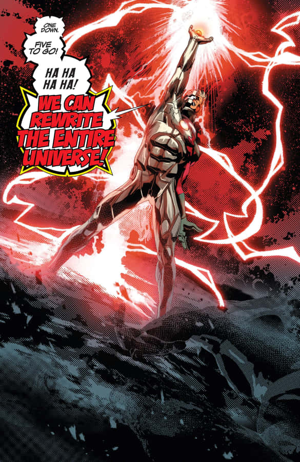 Comic_ Character_ Unleashing_ Power Wallpaper