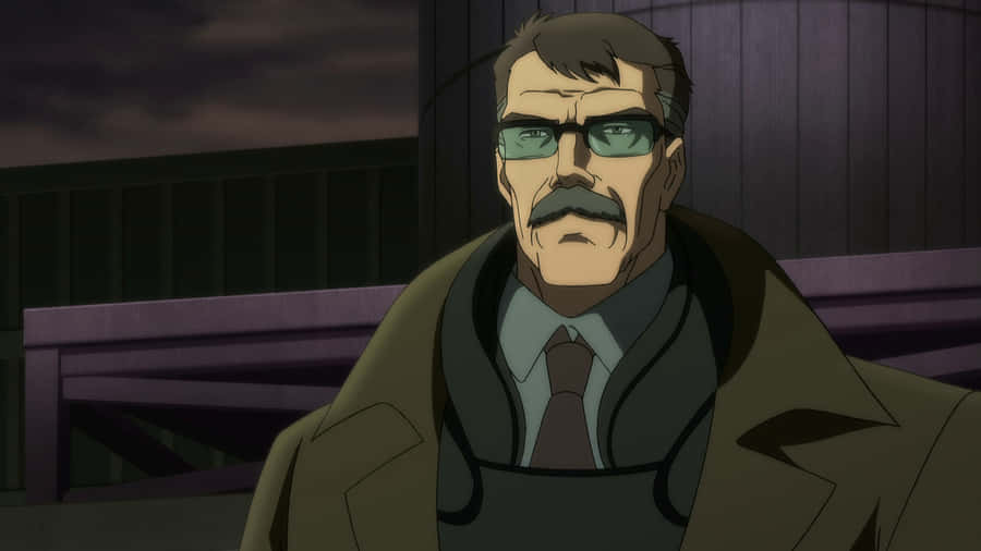Commissioner Gordon In Gotham City Wallpaper