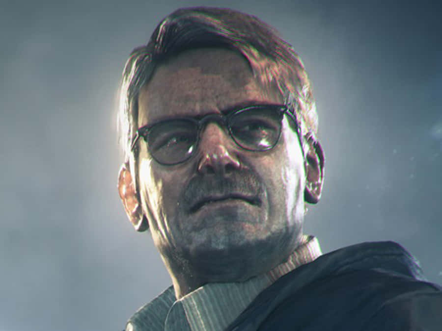 Commissioner James Gordon Standing Strong In Gotham City Wallpaper