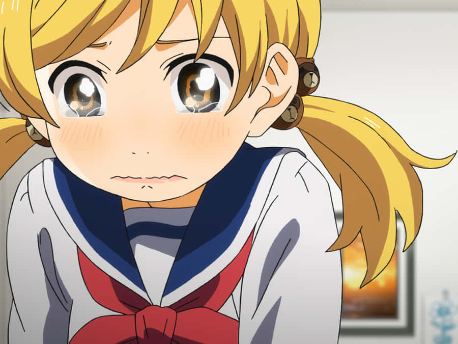 Concerned Anime Character Wallpaper