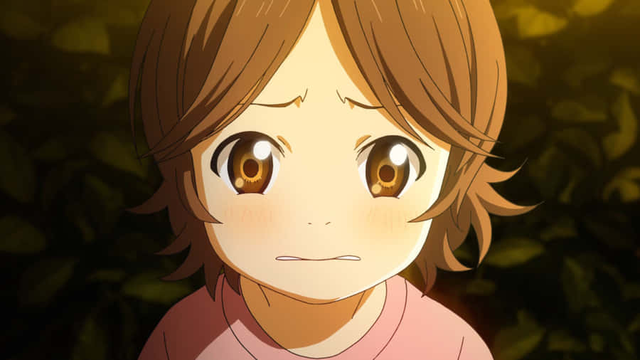 Concerned Anime Character Tsubaki Sawabe Wallpaper