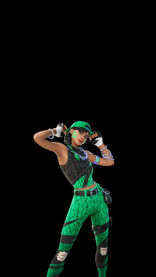 Confident Victor Pose Fortnite Skin Wallpaper