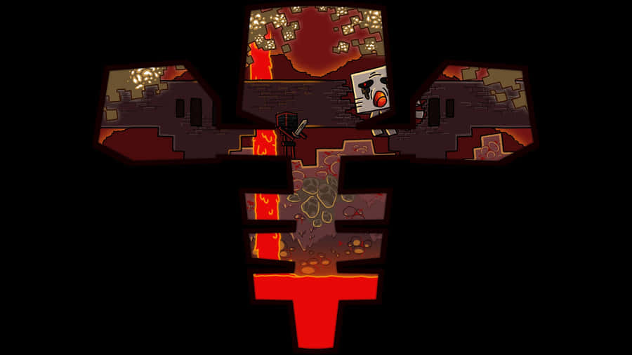 Confronting The Fearsome Minecraft Wither Wallpaper