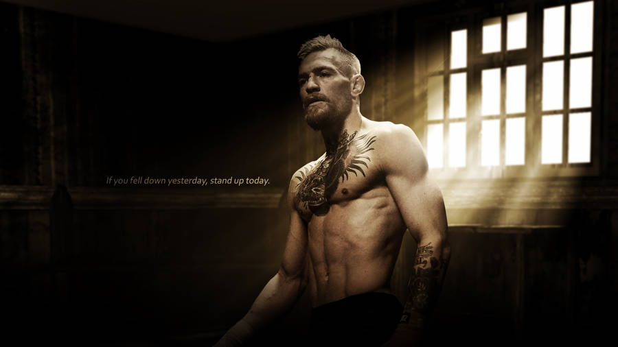 Conor Mcgregor Motivational Quote Wallpaper