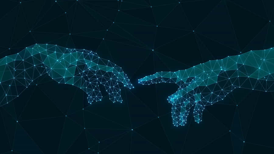 Constellation Version Of Creation Of Adam 4k Wallpaper