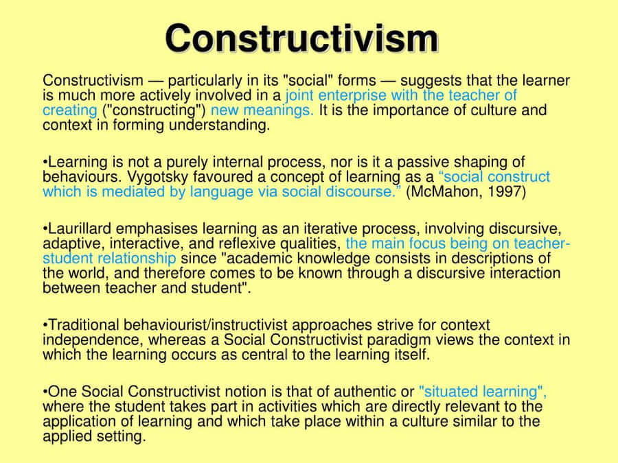 Constructivist Education Encourages Creative Thinking And Problem Solving