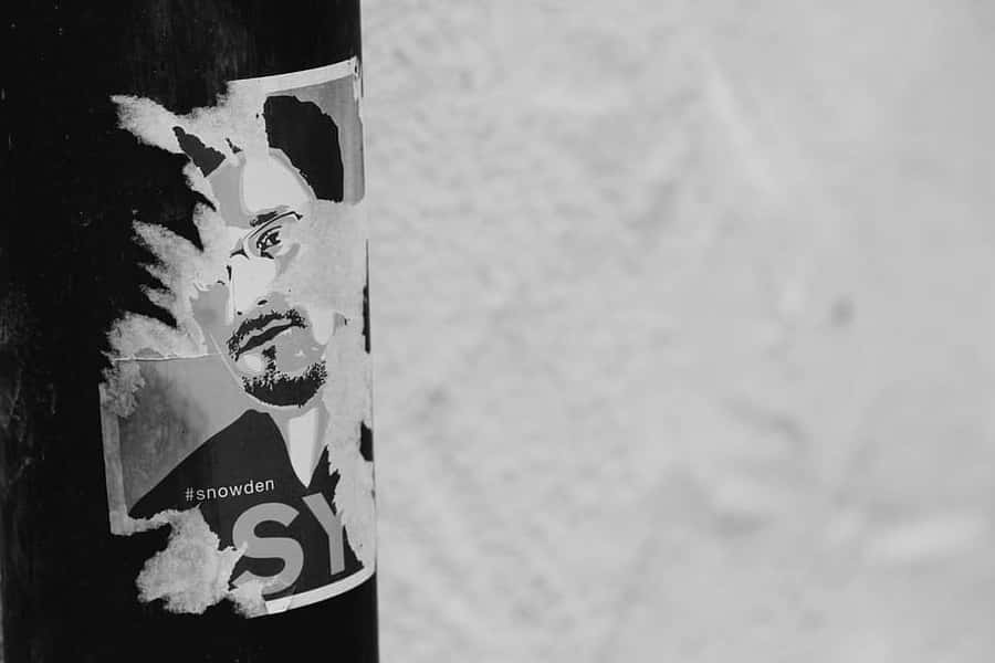 Contentious Edward Snowden Poster Wallpaper