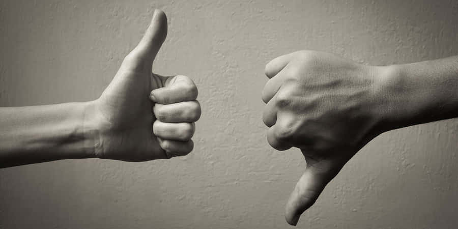 Contentious Thumbs Wallpaper