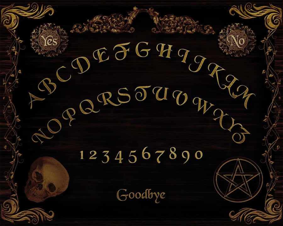 Control The Supernatural Forces With A Ouija Board Wallpaper