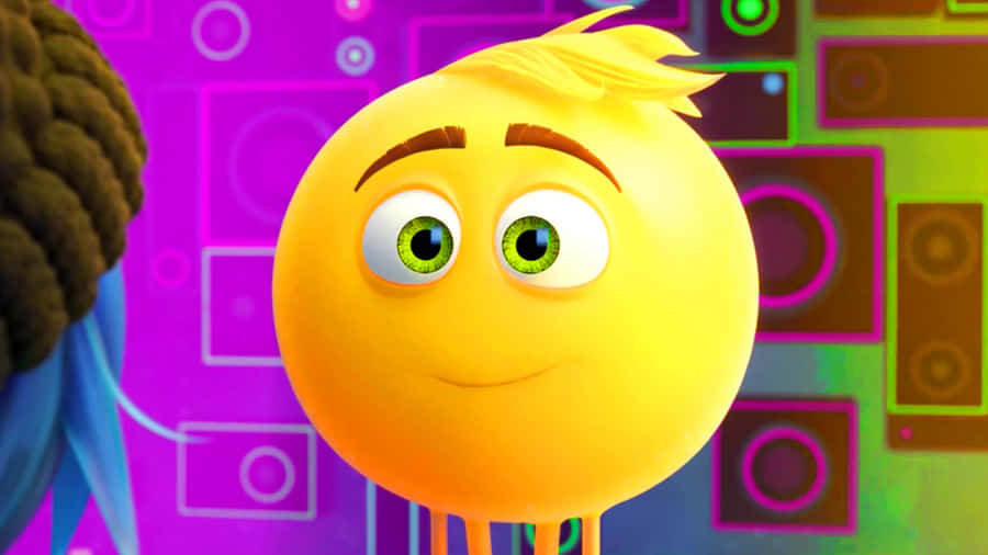 Conversation Between Gene Meh And Jailbreak - Scene From The Emoji Movie Wallpaper